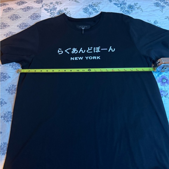 rag & bone Black New York Graphic Tee - Picture 4 of 7